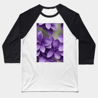 Beautiful Violet Flowers, for all those who love nature #130 Baseball T-Shirt